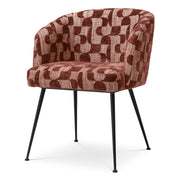 Red Fabric Dining Chair Aiden | Eichholtz Miami