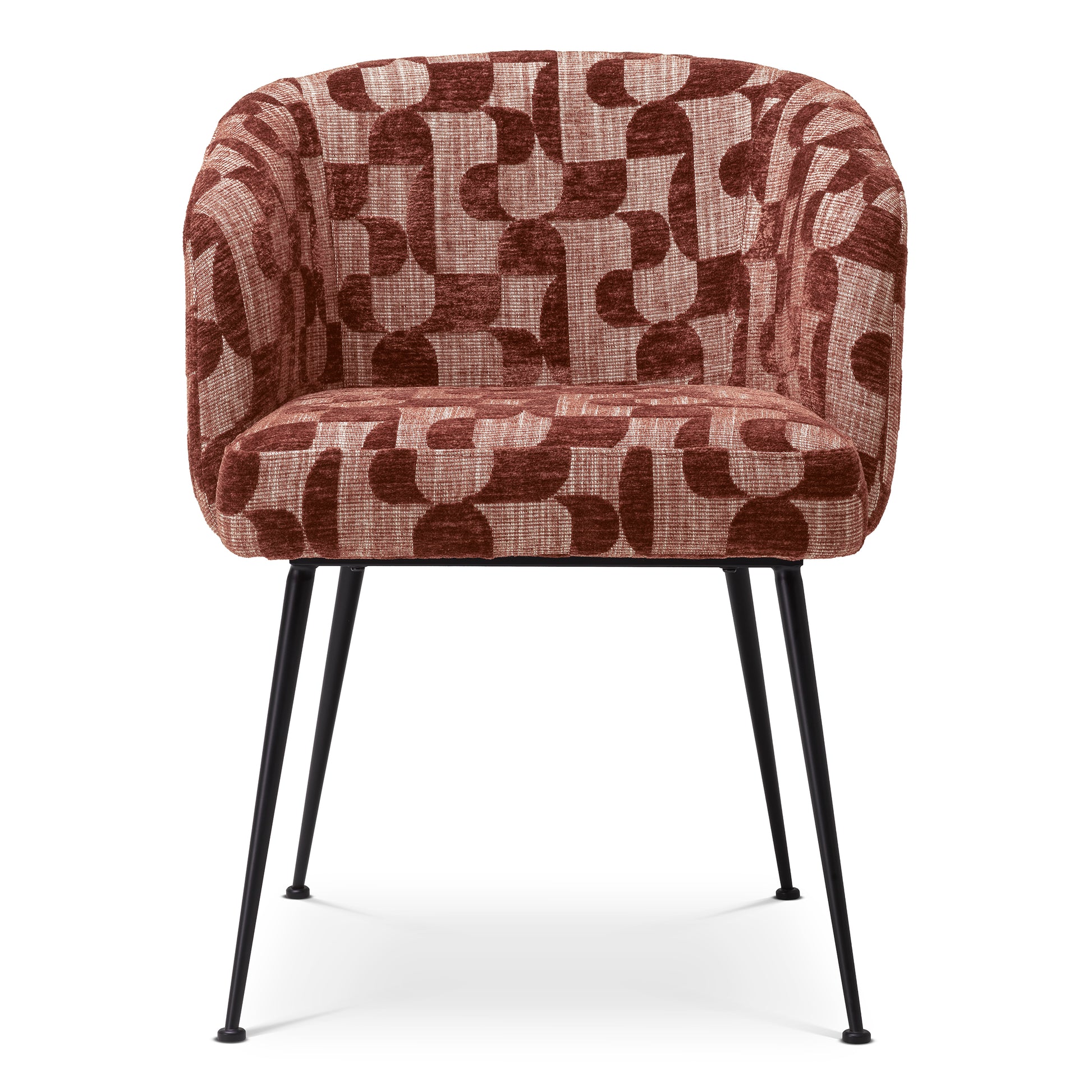 Red Fabric Dining Chair Aiden | Eichholtz Miami