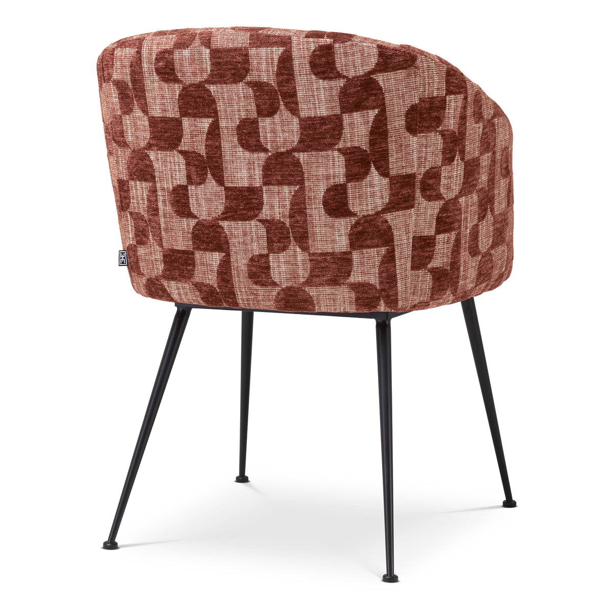 Red Fabric Dining Chair Aiden | Eichholtz Miami