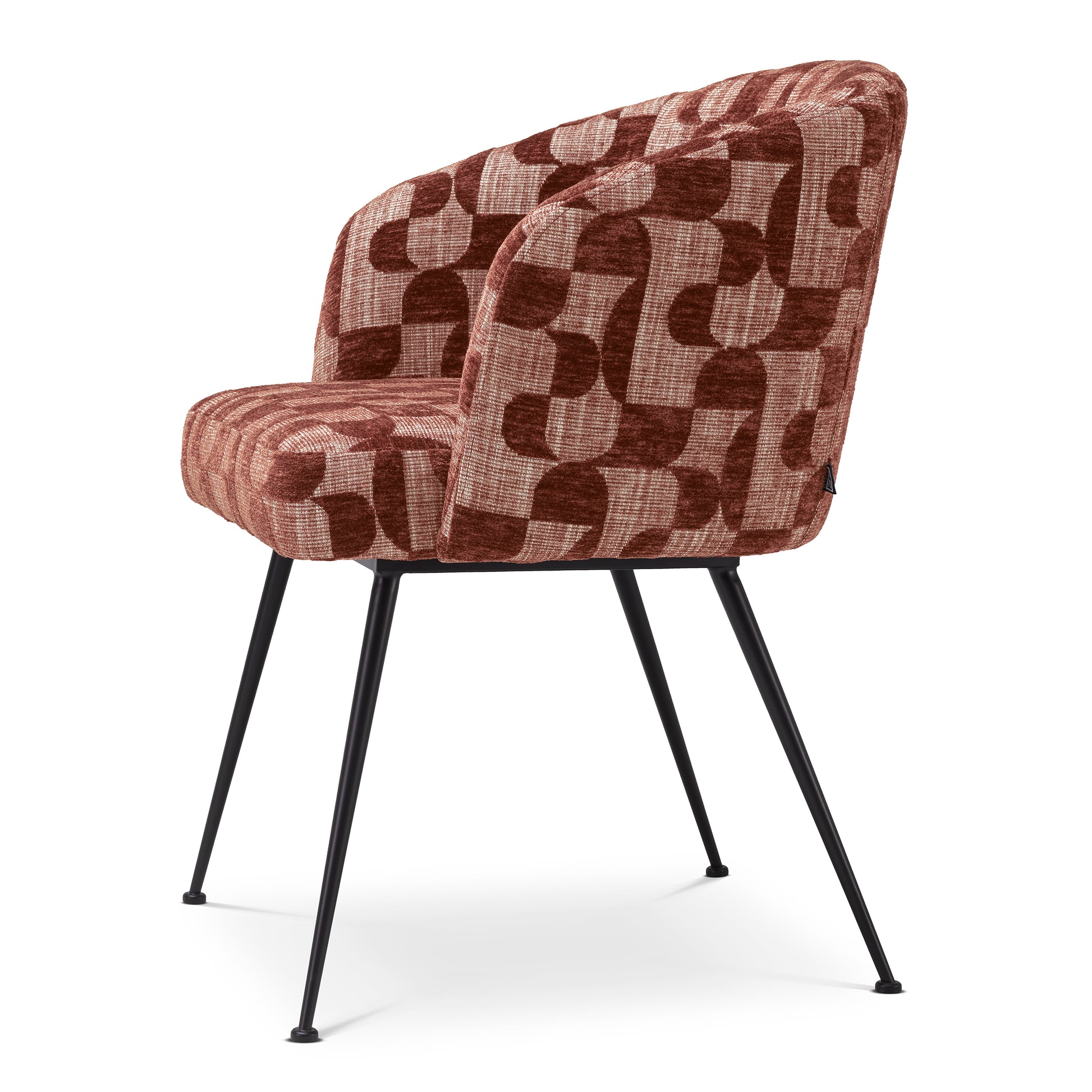 Red Fabric Dining Chair Aiden | Eichholtz Miami