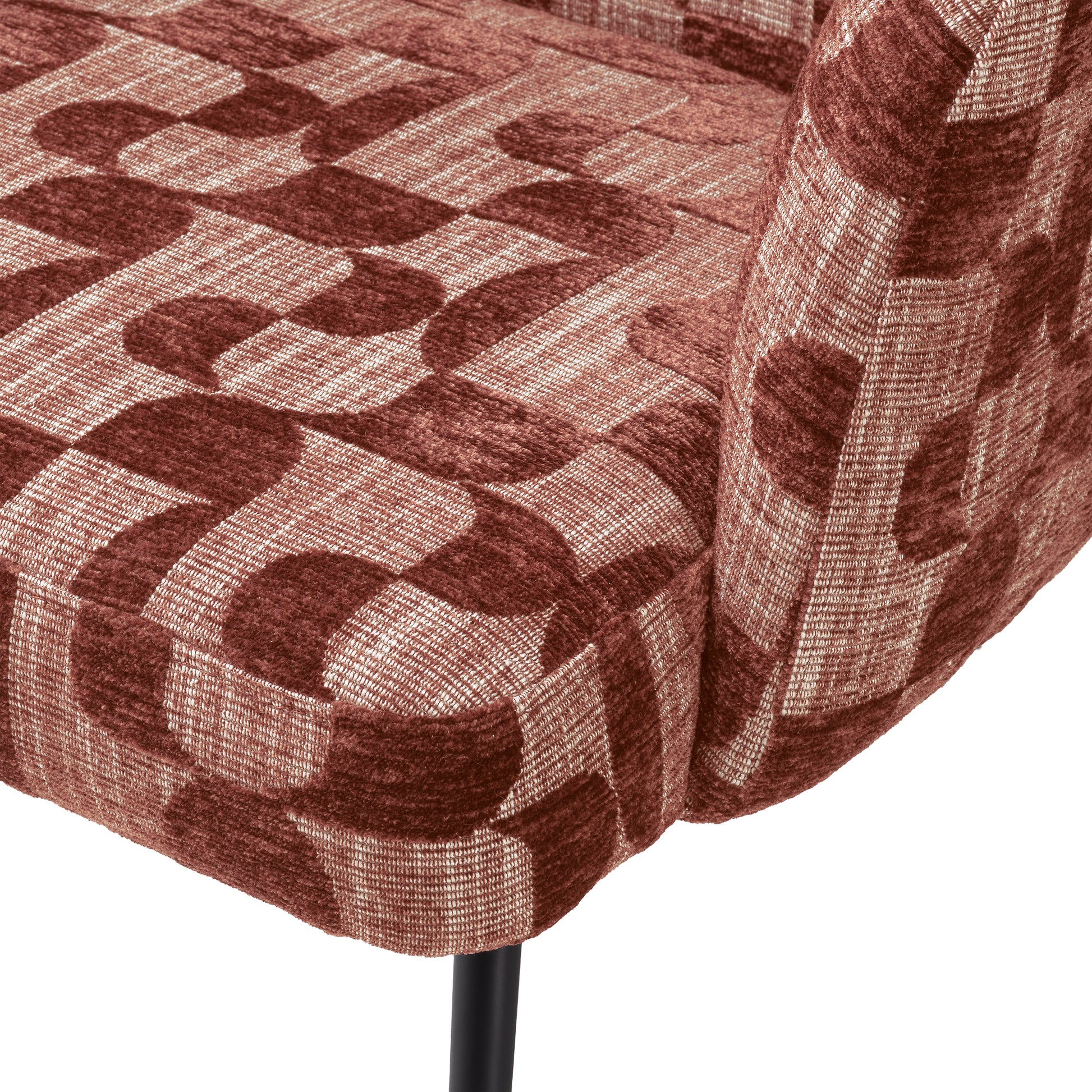 Red Fabric Dining Chair Aiden | Eichholtz Miami