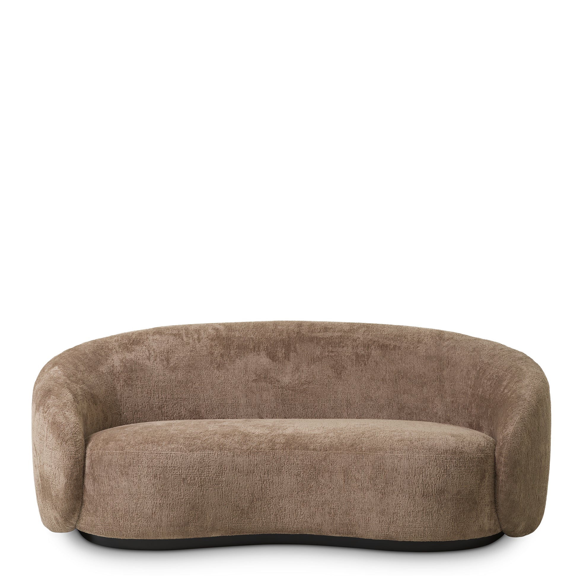 Brown Curved Sofa S Amore | Eichholtz Miami