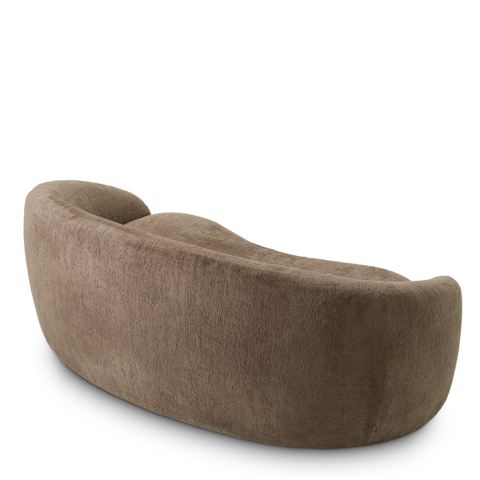 Brown Curved Sofa S Amore | Eichholtz Miami
