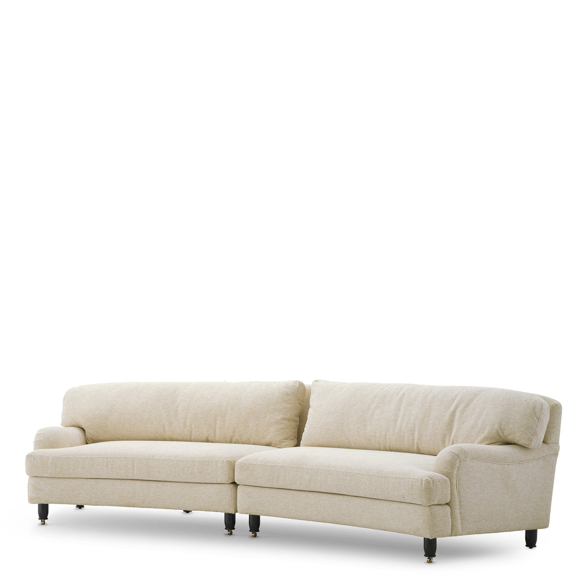White Fabric Sofa Laurentine | Eichholtz Miami
