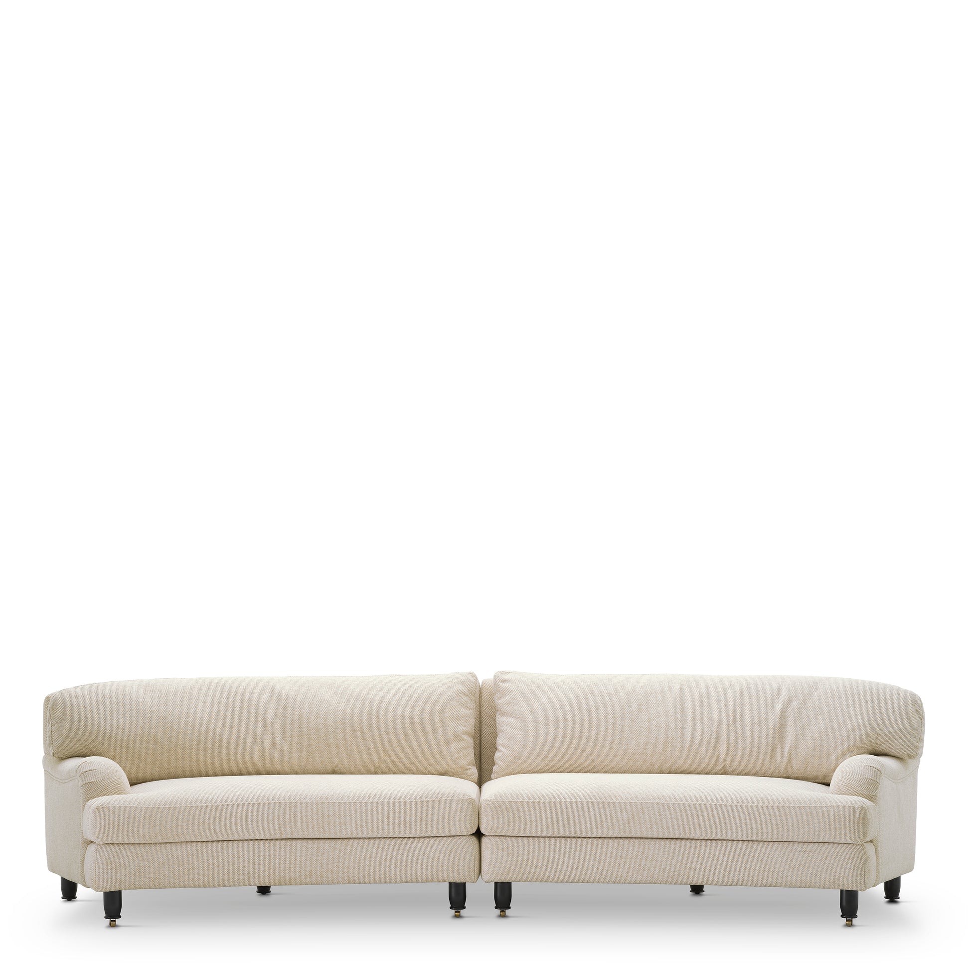 White Fabric Sofa Laurentine | Eichholtz Miami