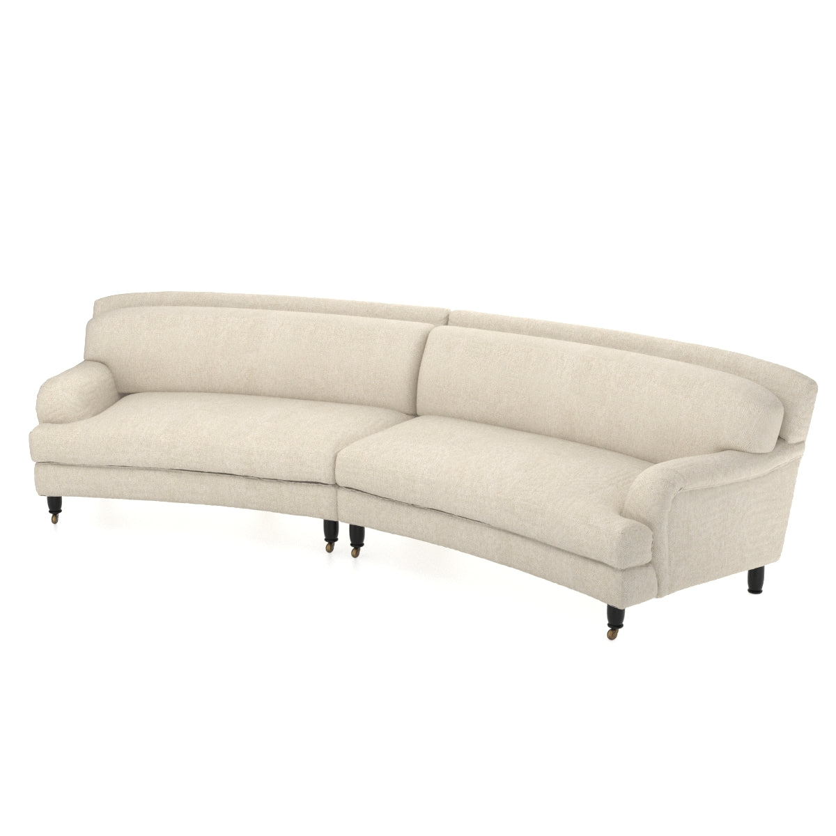White Fabric Sofa Laurentine | Eichholtz Miami