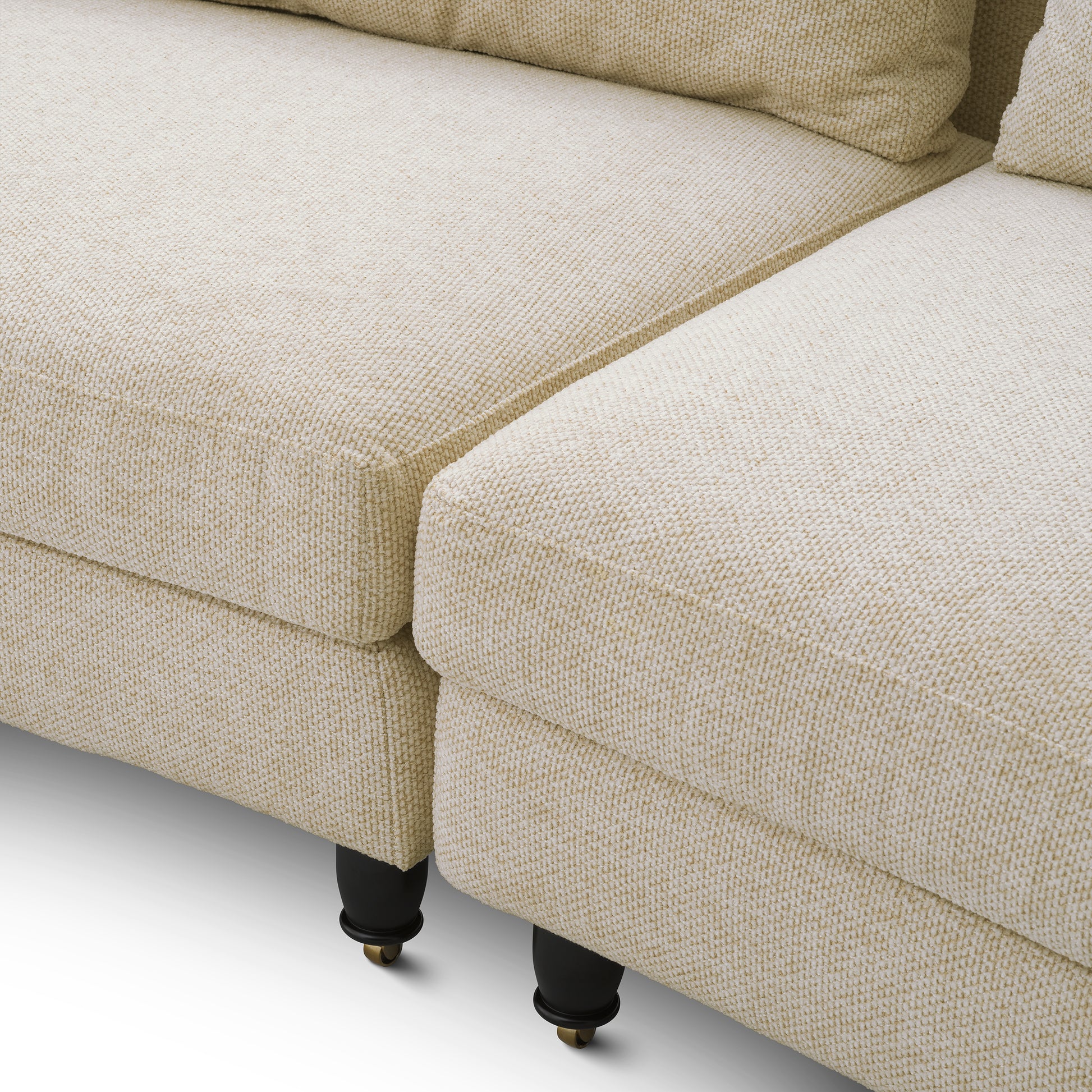 White Fabric Sofa Laurentine | Eichholtz Miami