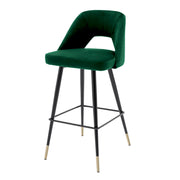 Upholstered Bar Stool Avorio | Eichholtz Miami