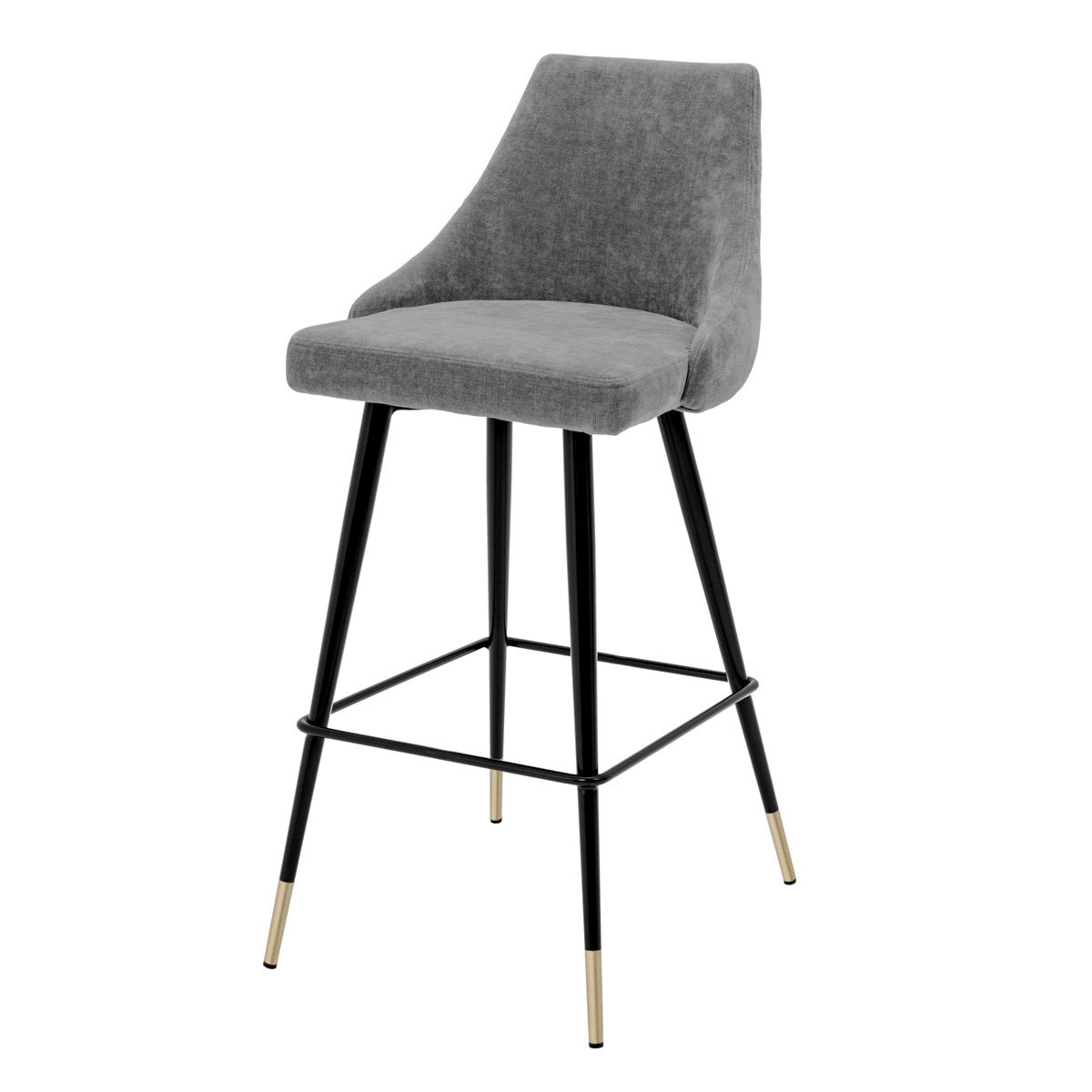 Buttoned Back Bar Stool Cedro | Eichholtz Miami