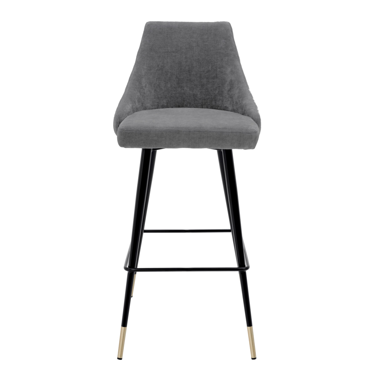 Buttoned Back Bar Stool Cedro | Eichholtz Miami