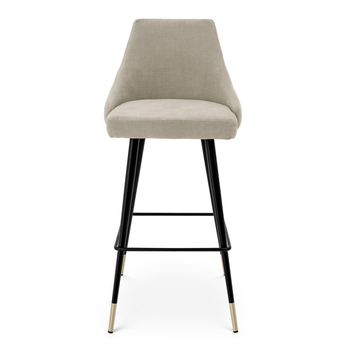 Buttoned Back Bar Stool Cedro | Eichholtz Miami