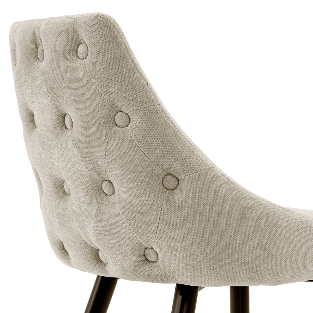 Buttoned Back Bar Stool Cedro | Eichholtz Miami