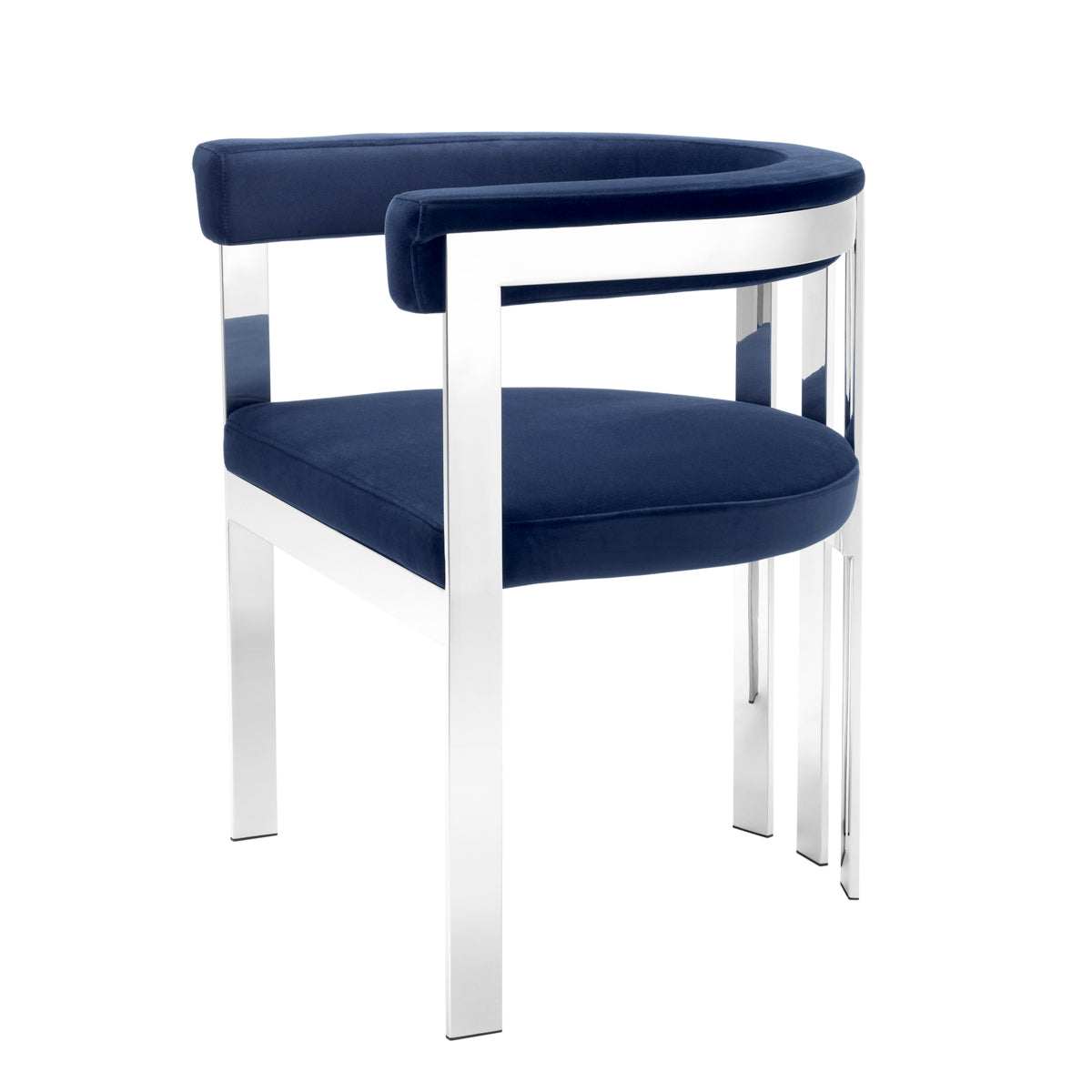 Modern Barrel Dining Chair Clubhouse | Eichholtz Miami