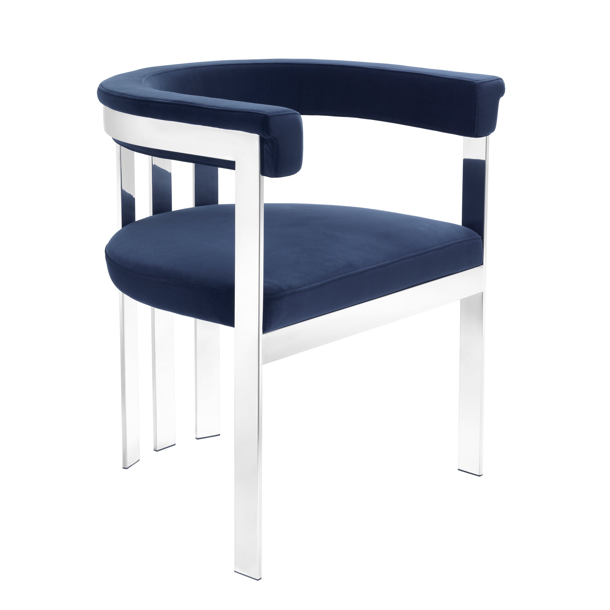 Modern Barrel Dining Chair Clubhouse | Eichholtz Miami