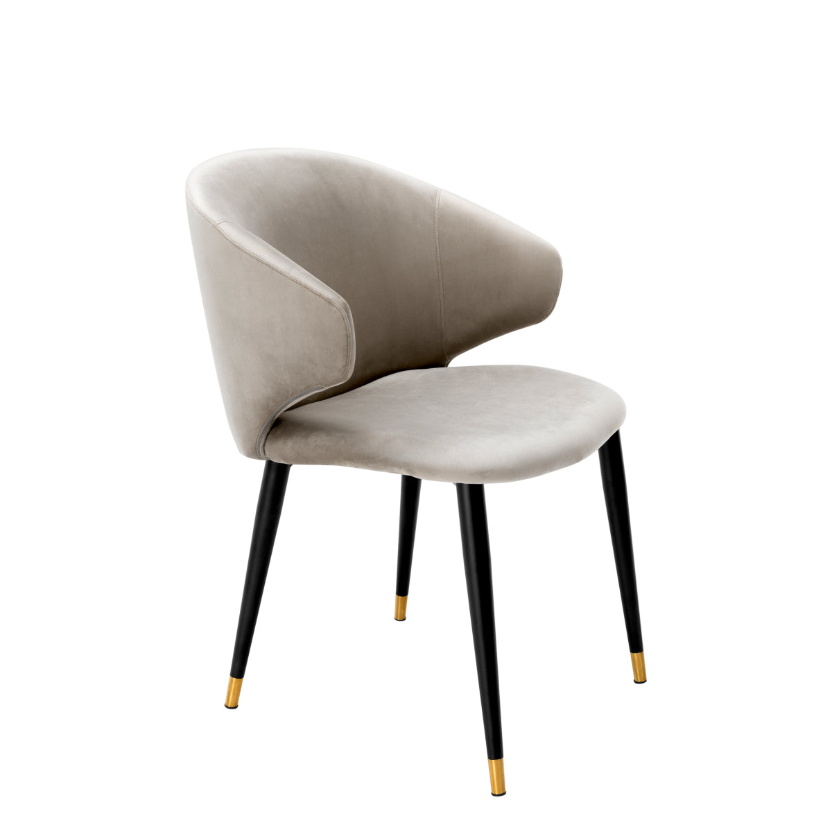 Velvet Retro Dining Armchair Volante | Eichholtz Miami