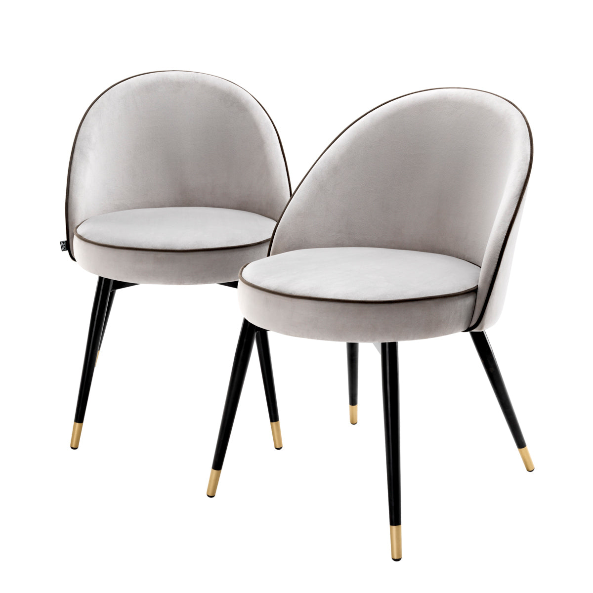 Curved Back Dining Chair Set (2) Cooper | Eichholtz Miami