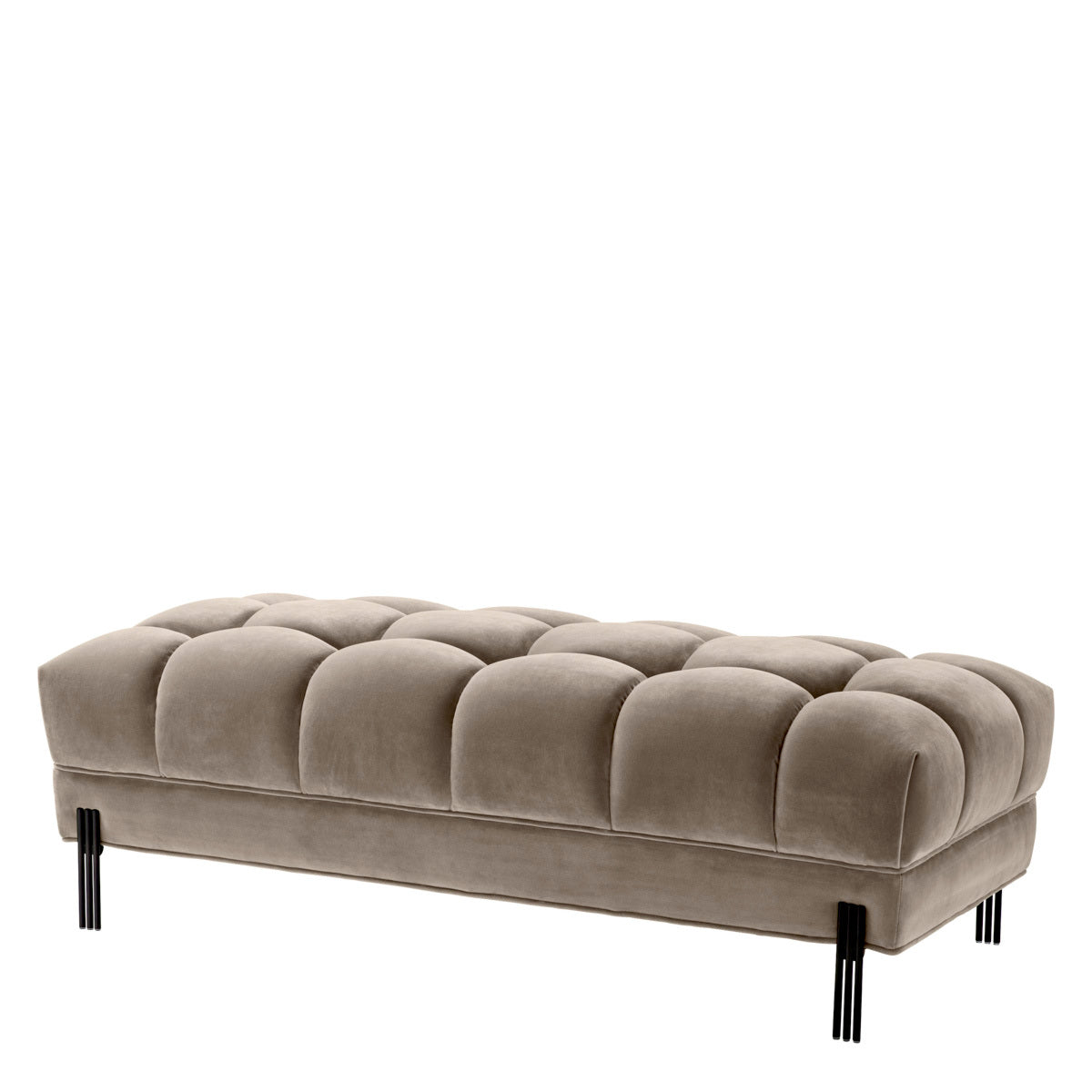 Greige Tufted Upholstered Bench Sienna | Eichholtz Miami