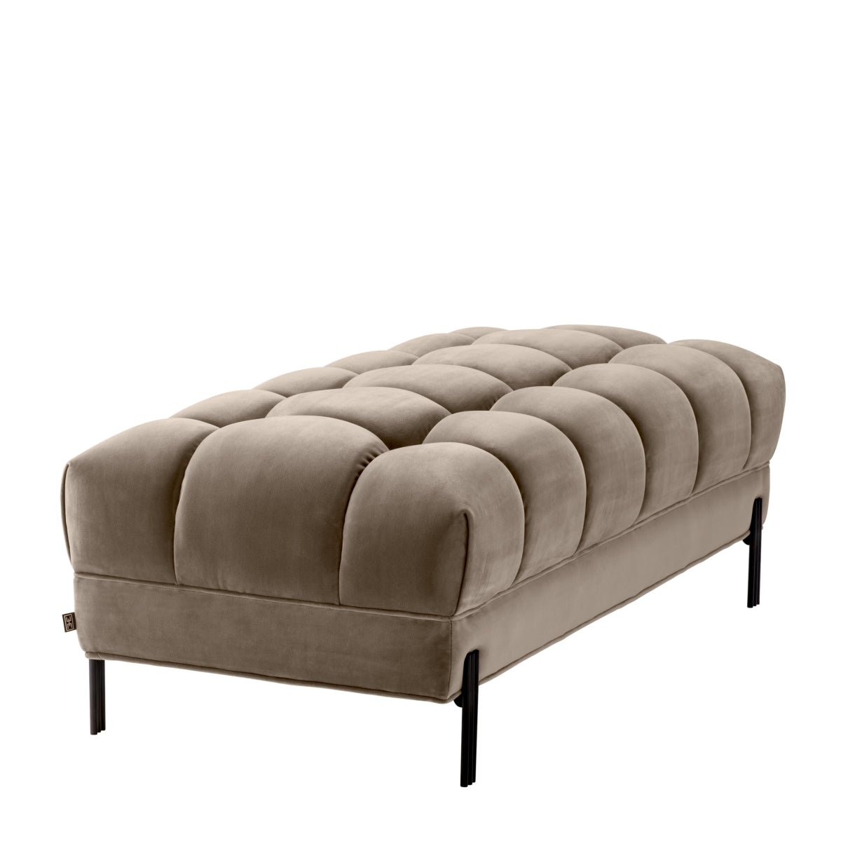 Greige Tufted Upholstered Bench Sienna | Eichholtz Miami