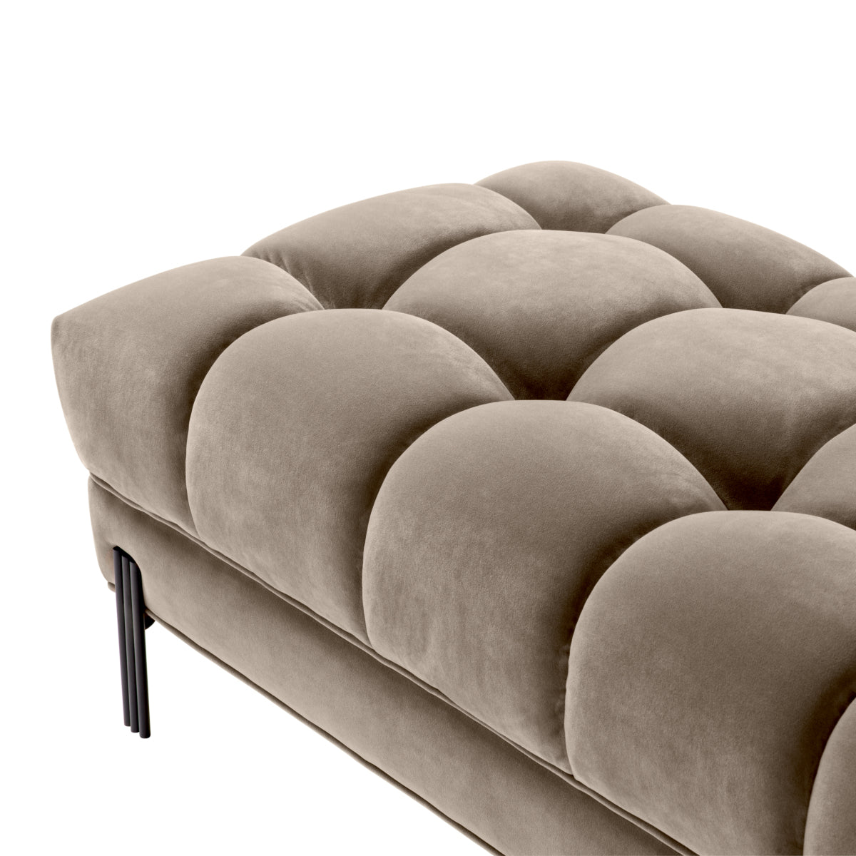 Greige Tufted Upholstered Bench Sienna | Eichholtz Miami
