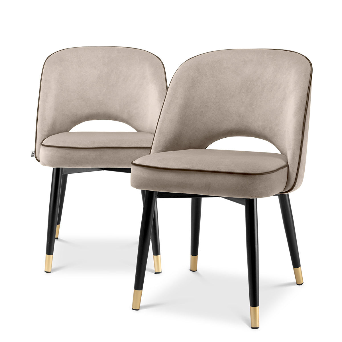 Cut-Out Back Dining Chairs (2) Cliff | Eichholtz Miami