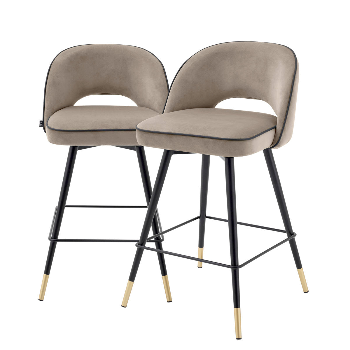 Eichholtz Miami Cliff Swivel Counter Stool - Thumbnail 3