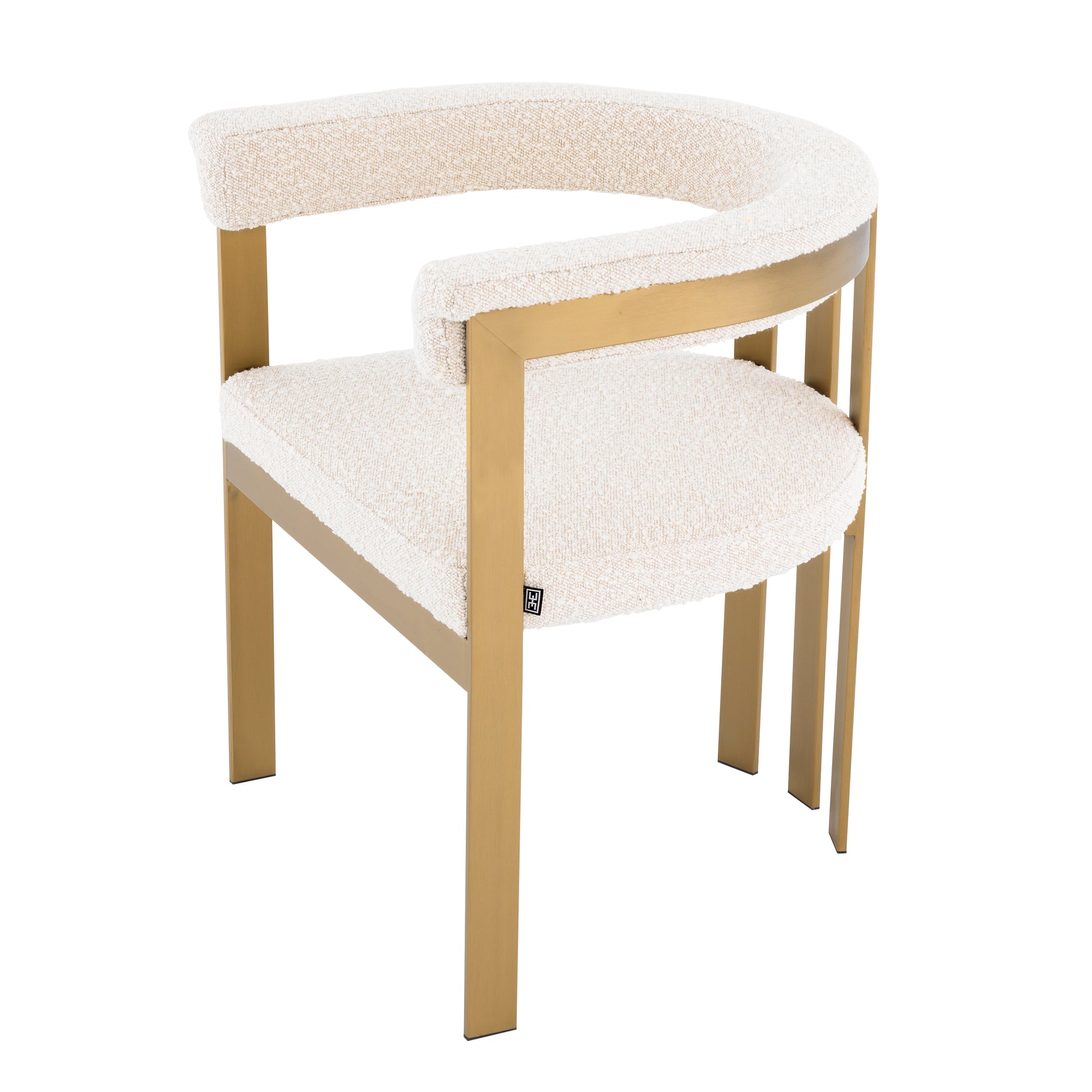Modern Barrel Dining Chair Clubhouse | Eichholtz Miami