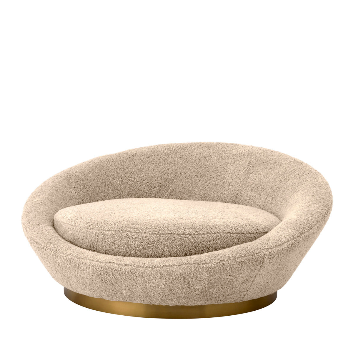 Round Upholstered Sofa Duardo