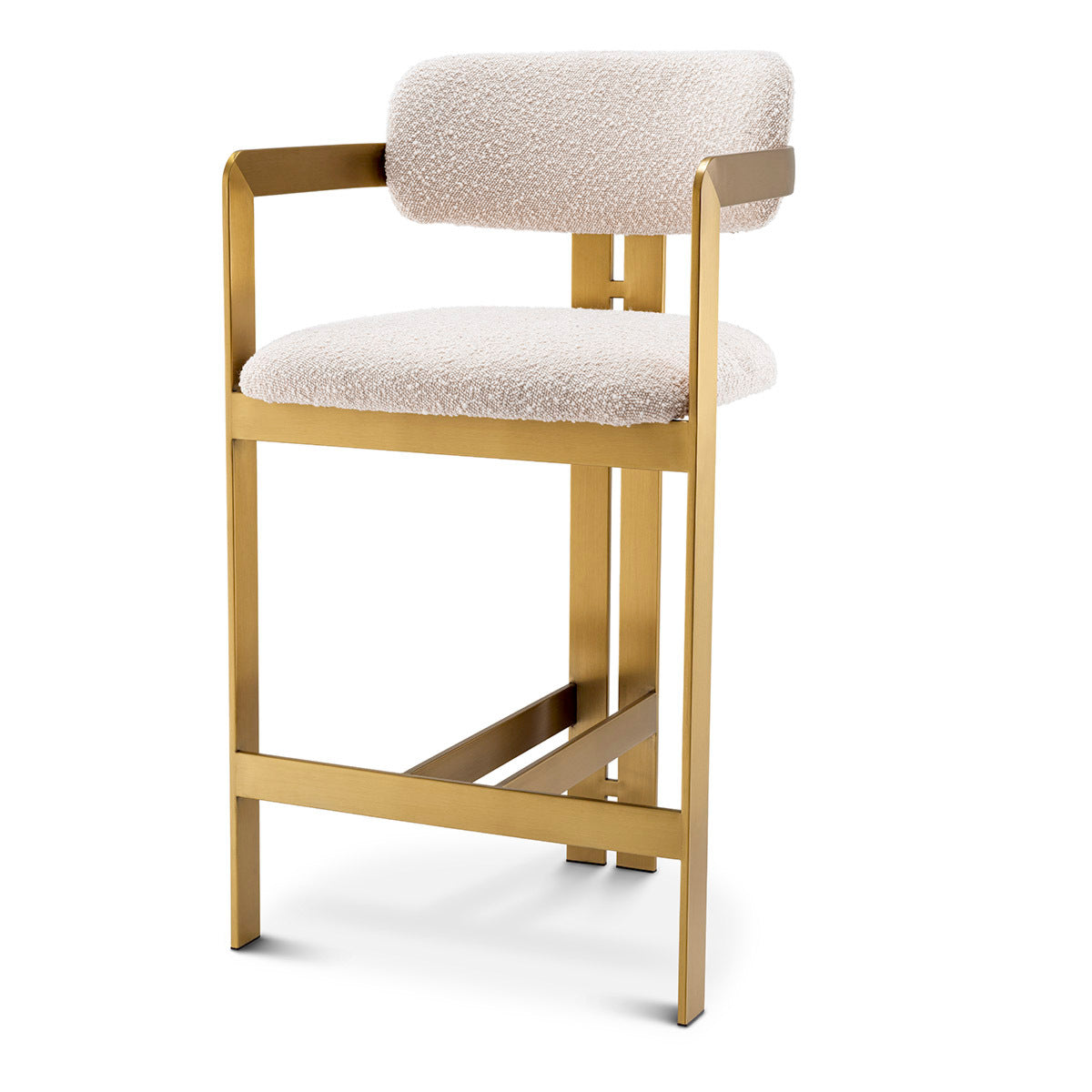 Upholstered Counter Stool Donato | Eichholtz Miami