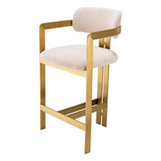 Upholstered Counter Stool Donato | Eichholtz Miami