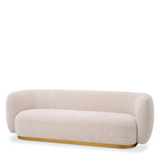 White Curved Sofa Roxy
