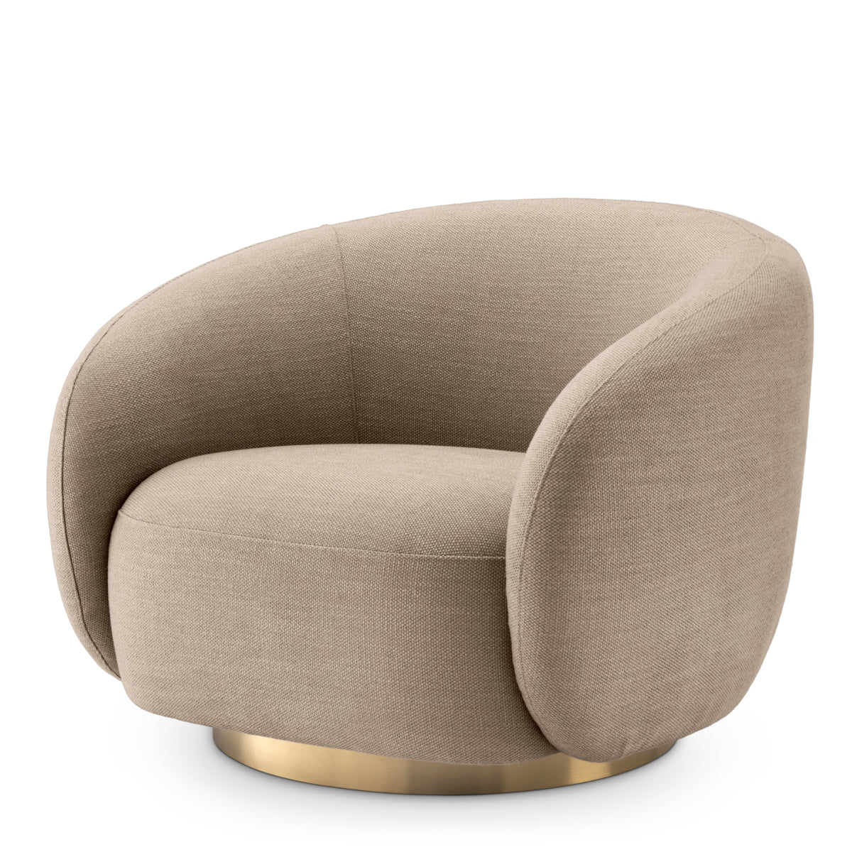 Avalon Sand Swivel Chair Brice | Eichholtz Miami
