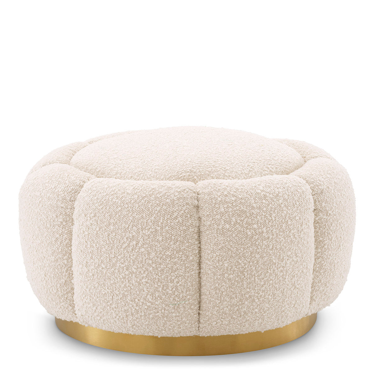 Cream Boucle Ottoman Inger | Eichholtz Miami