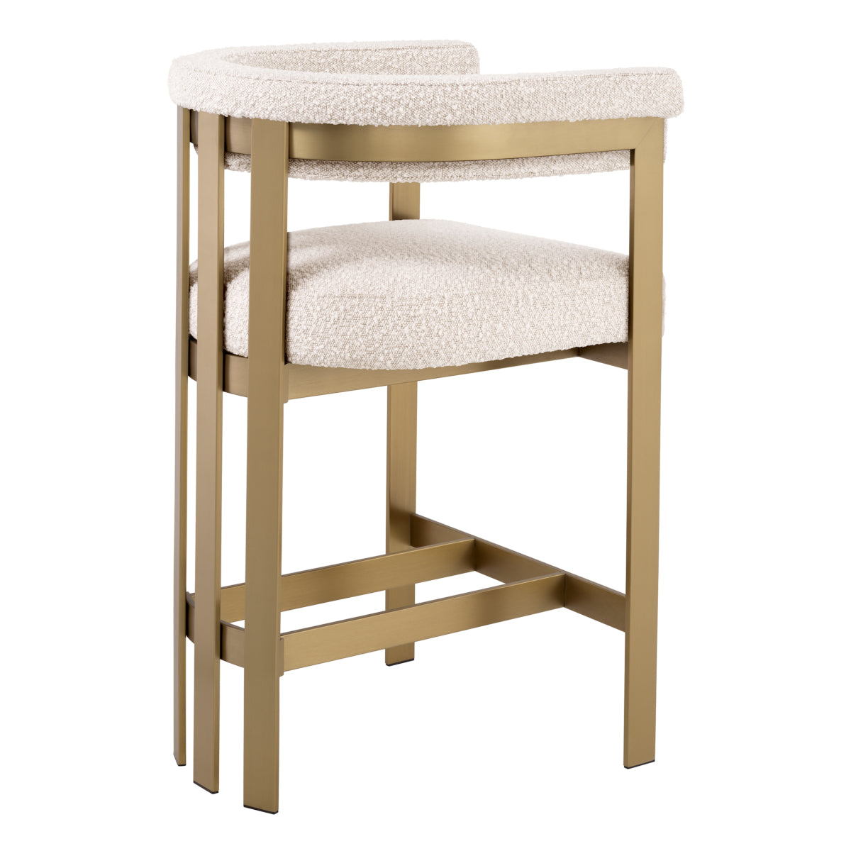 Modern Curved Counter Stool Clubhouse | Eichholtz Miami