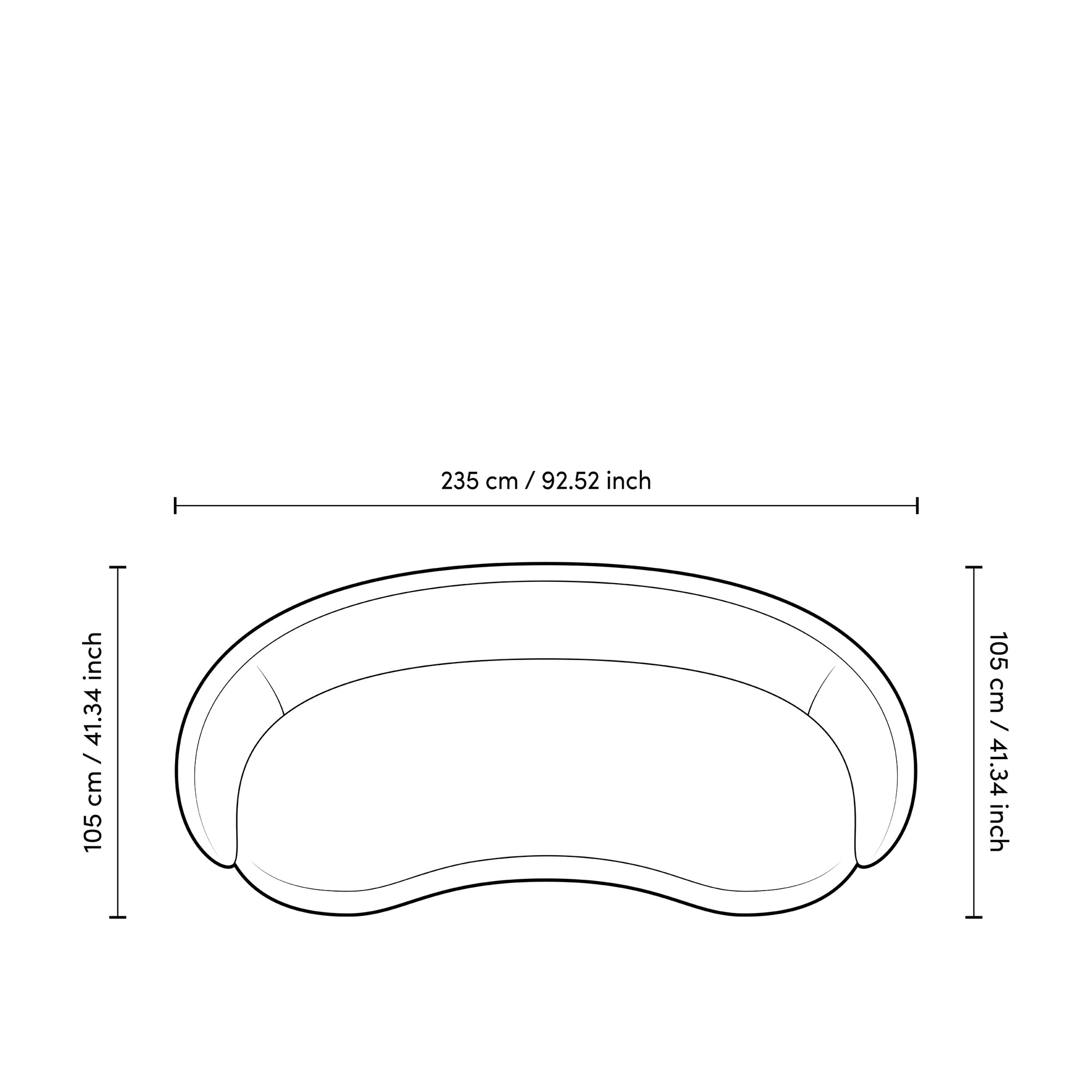 Minimalist Off-White Sofa Amore | Eichholtz Miami