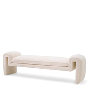 Luxurious Bouclé Bench L Tondo | Eichholtz Miami