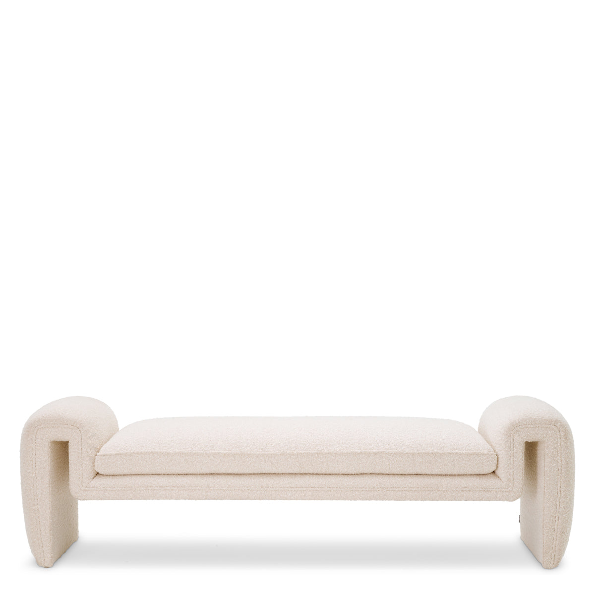 Luxurious Bouclé Bench L Tondo | Eichholtz Miami