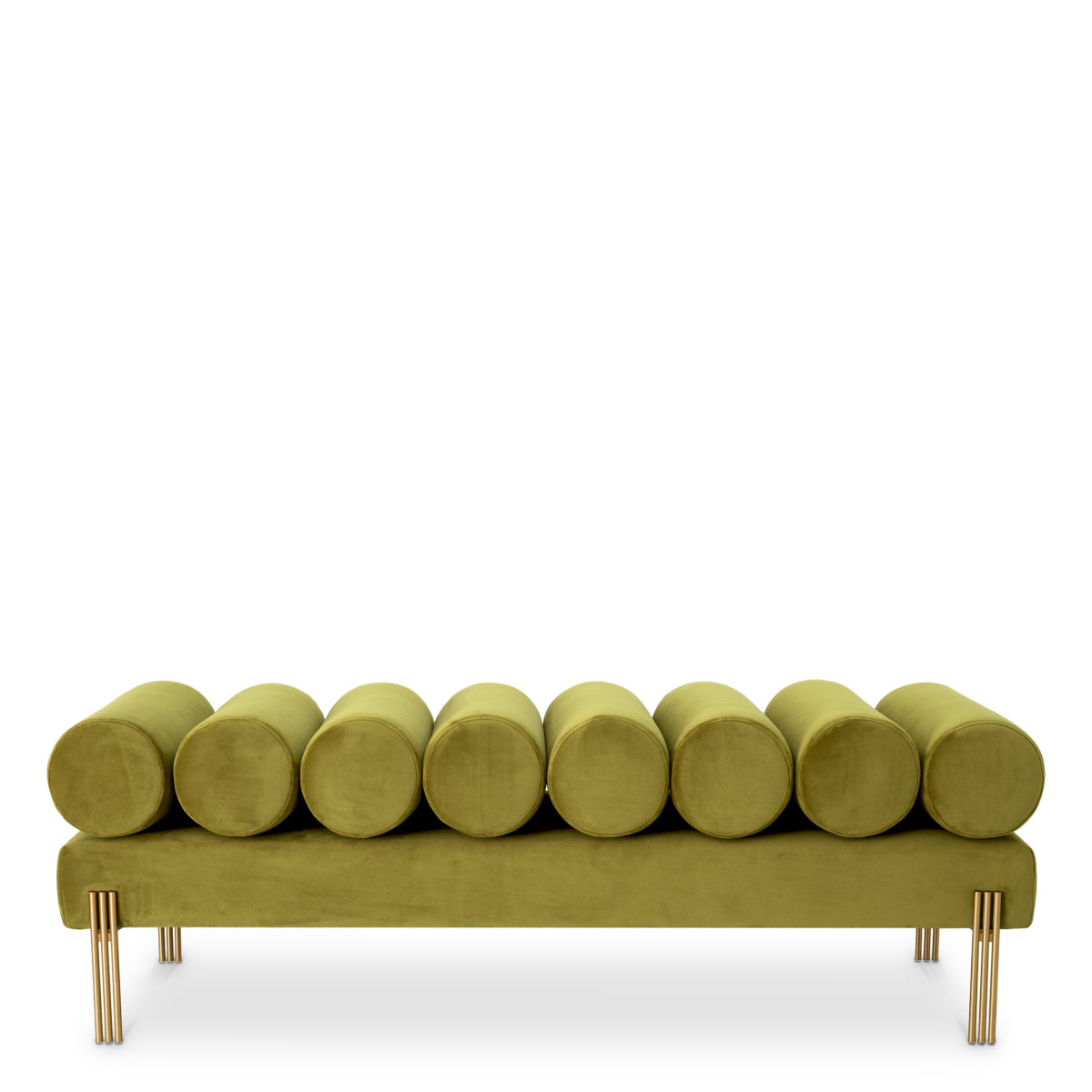 Velvet Art Deco Bench Oxley | Eichholtz Miami
