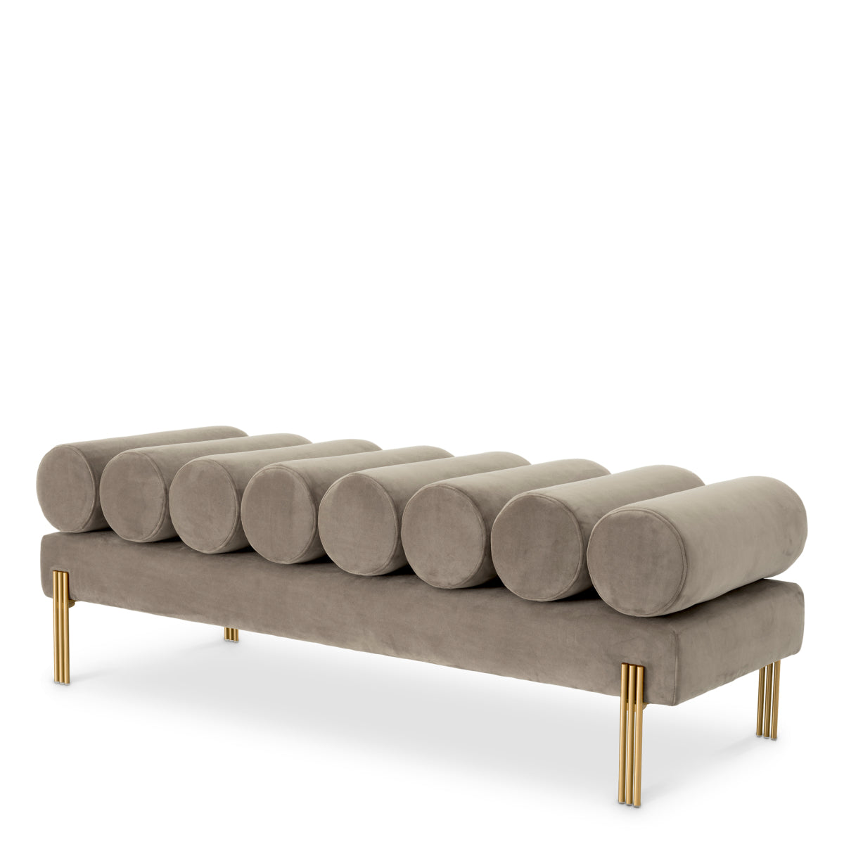Velvet Art Deco Bench Oxley | Eichholtz Miami
