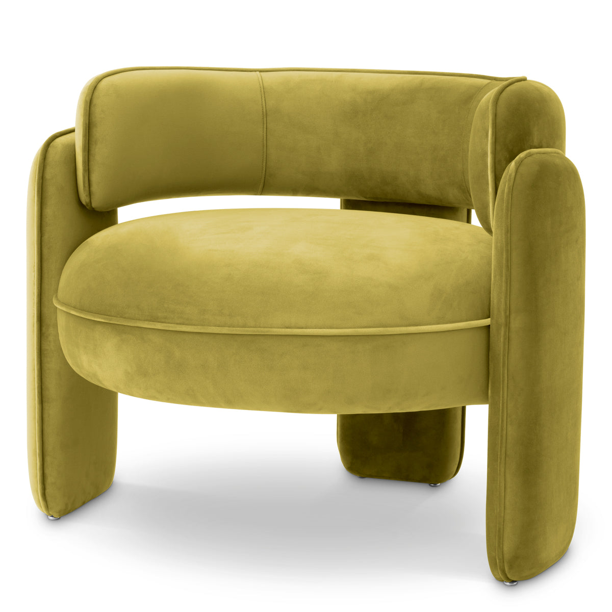 Velvet Modern Accent Chair Chaplin | Eichholtz Miami