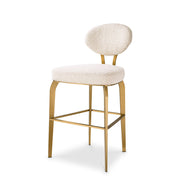 Boucle Counter Stool Dorrego | Eichholtz Miami