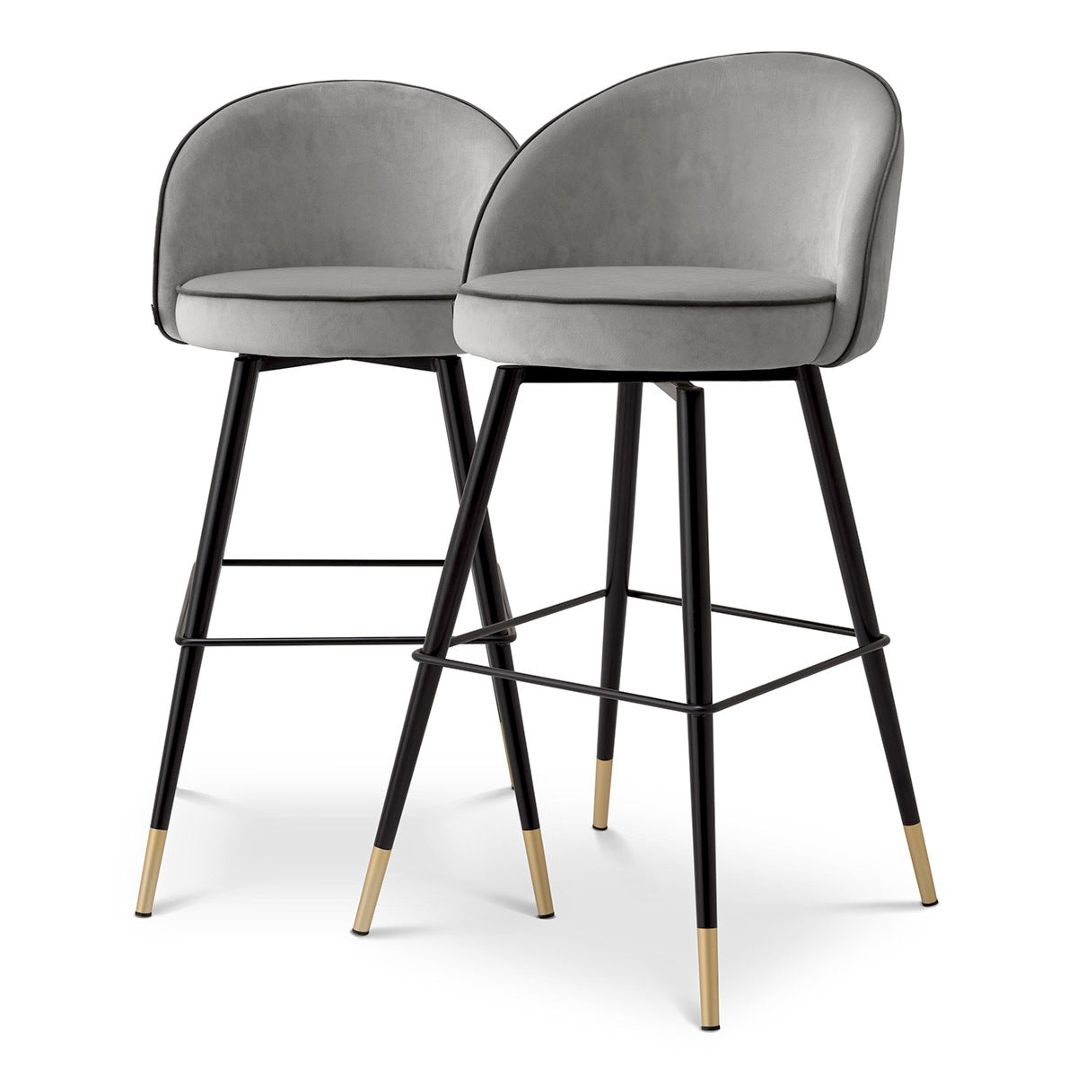 Piped Modern Bar Stools (2) Cooper | Eichholtz Miami
