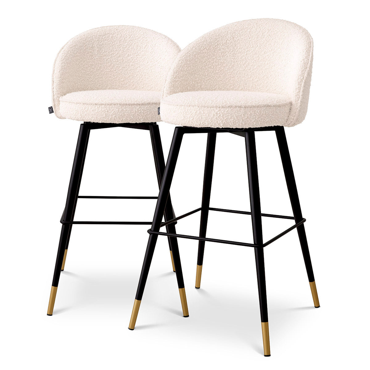 Piped Modern Bar Stools (2) Cooper | Eichholtz Miami