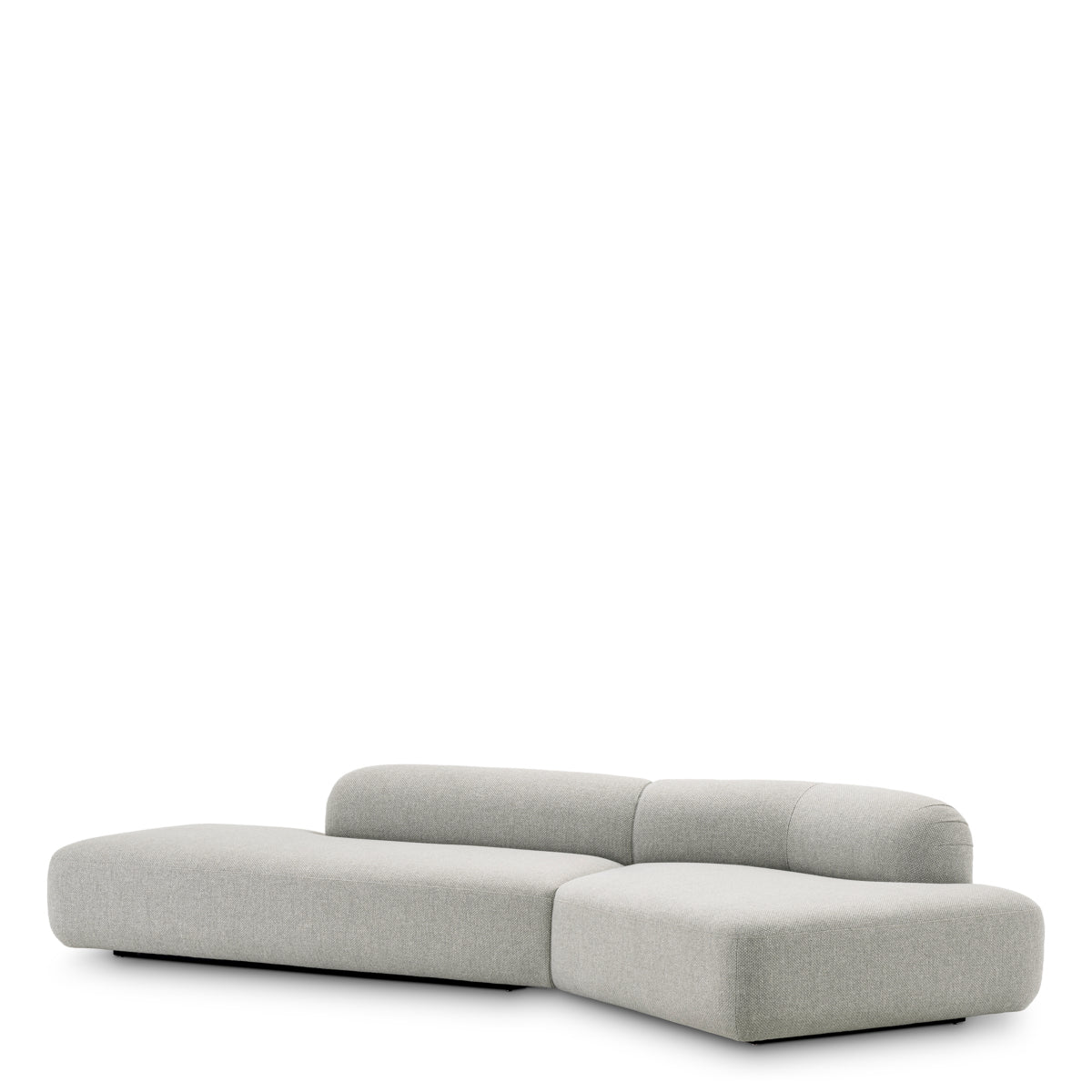 Irregular-Shaped Gray Sofa Taraval | Eichholtz Miami