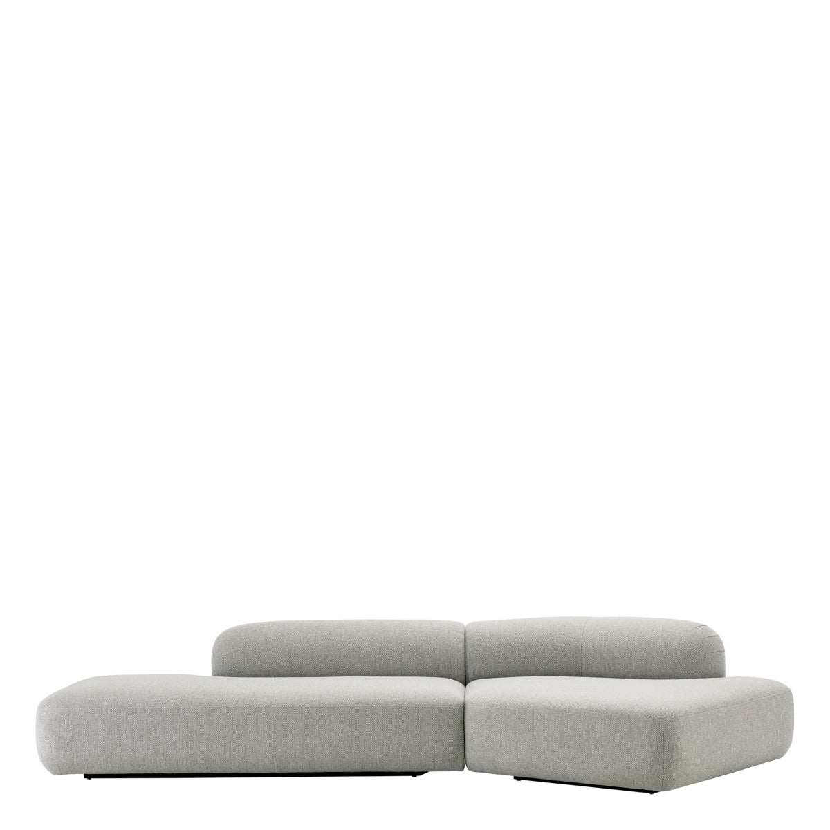 Irregular-Shaped Gray Sofa Taraval | Eichholtz Miami