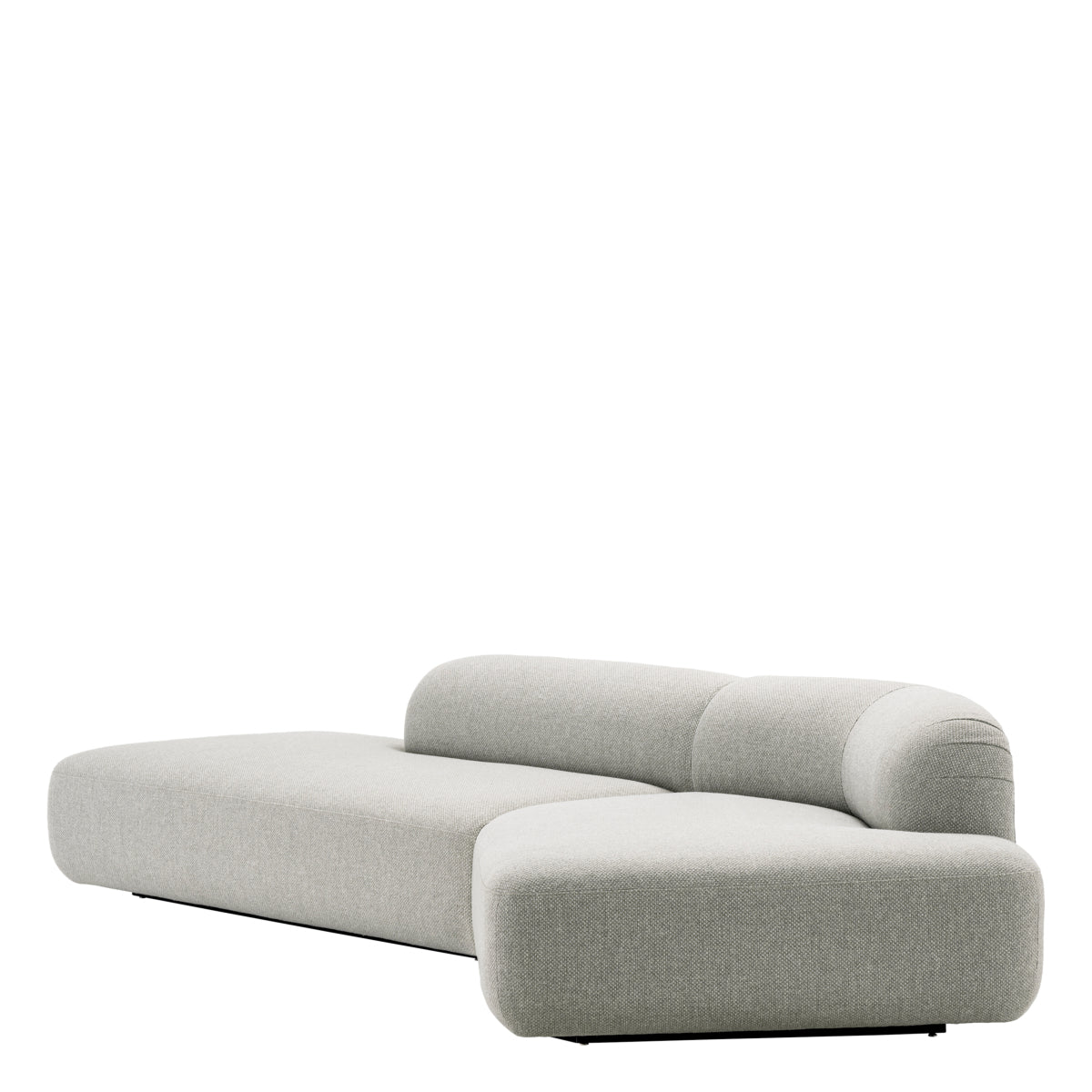 Irregular-Shaped Gray Sofa Taraval | Eichholtz Miami