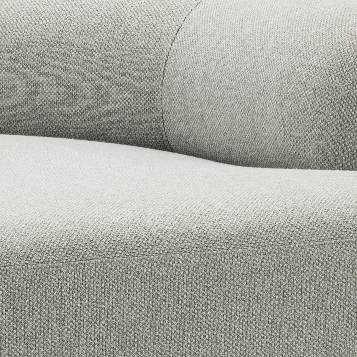 Irregular-Shaped Gray Sofa Taraval | Eichholtz Miami