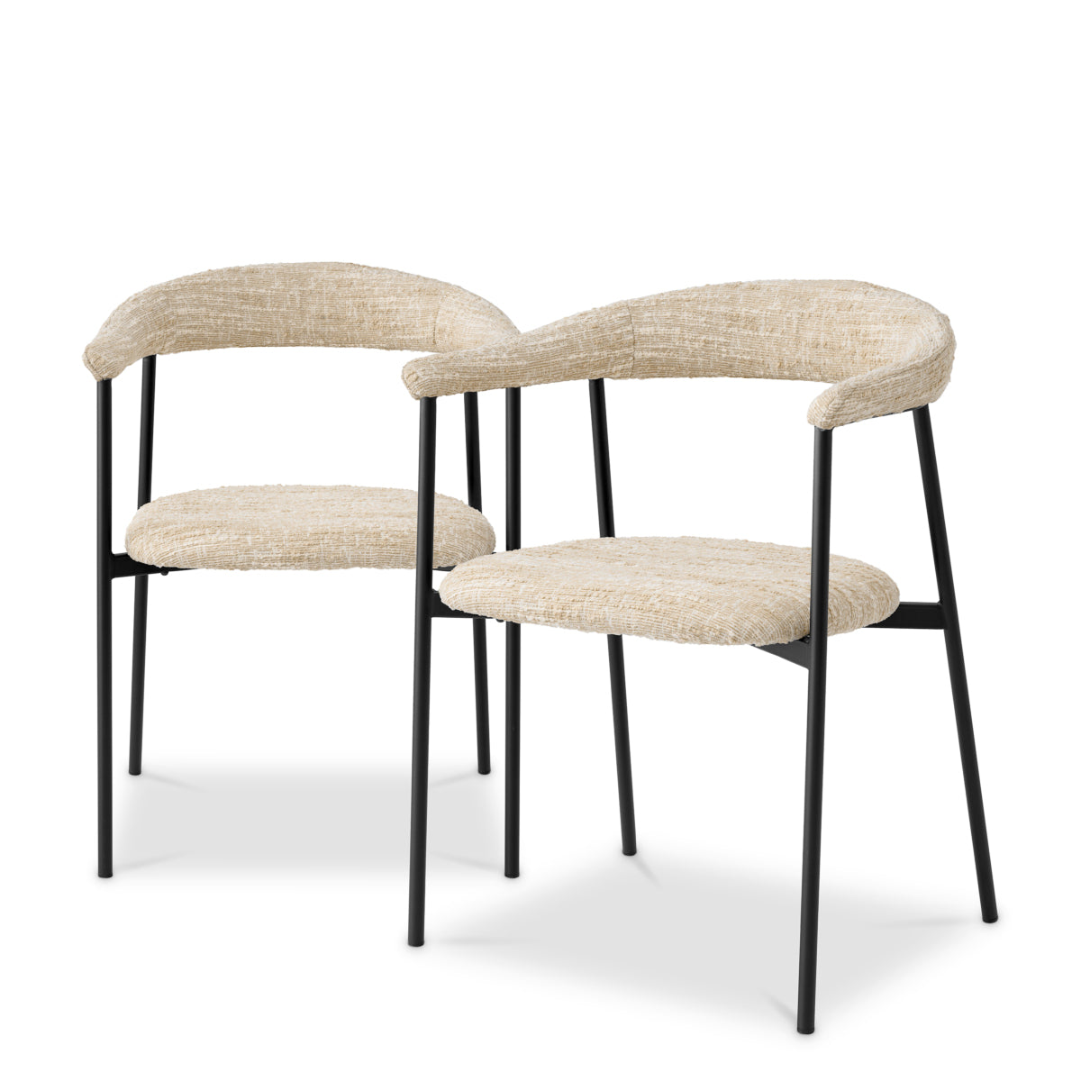 Bouclé Dining Chairs (2) Julio