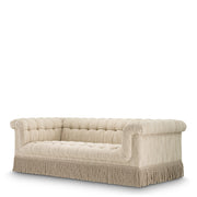 Boucle Tufted Fringe Sofa Dorantes