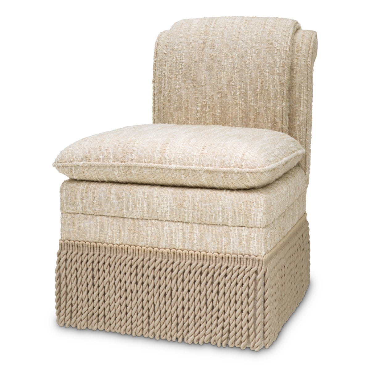 Cream Boucle Dining Chair Fairburn