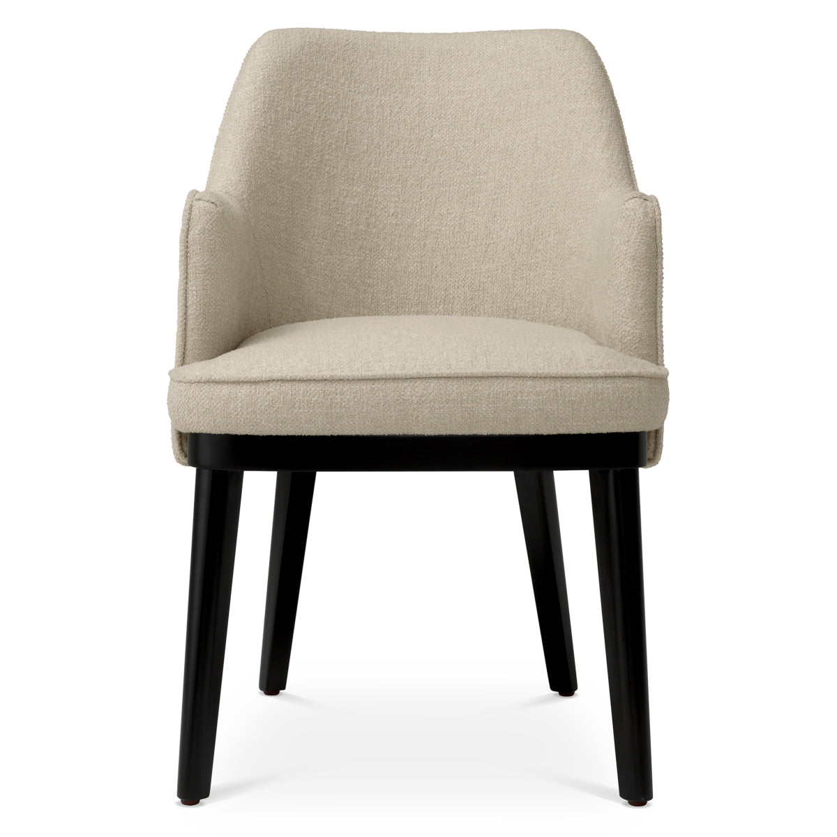 Ecru Fabric Dining Chair Lavinia | Eichholtz Miami